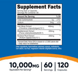 Nutricost Irish Sea Moss Extract 120 Capsules for 60 Servings Per Bottle - with Bladderwrack & Burdock Root, Vegan, GMO-Free