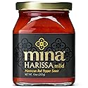 Mina Harissa Mild Sauce, Homestyle Moroccan Red Pepper Harissa Paste, 10 Oz - Harissa Sauce with Tangy Twist, Excite Your Senses with Mina Mild