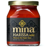 Mina Harissa Mild Sauce, Homestyle Moroccan Red Pepper Harissa Paste, 10 Oz - Harissa Sauce with Tangy Twist, Excite Your Senses with Mina Mild