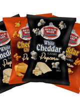 Better Made Special White Cheddar & Cheddar Cheese Popcorn Variety Pack (4) x 8oz (Pack of 4)
