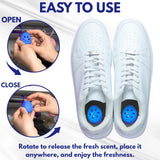 Air Jungles Shoe Deodorizer Balls 6 Ct, Ocean Scent, Odor Remover Balls for Sneakers, Gym Bags, Lockers, Closets, Hampers, and Drawers, Essential Oil