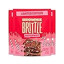 Brownie Brittle - Chocolate Chip Peppermint Thin and Crispy Sweet Snacks (Pack of 3, 4 oz), Rich Gourmet Brownie Bites Dessert