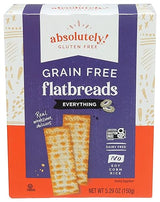 Absolutely Gluten Free Everything Flatbread, 5.29 Ounce