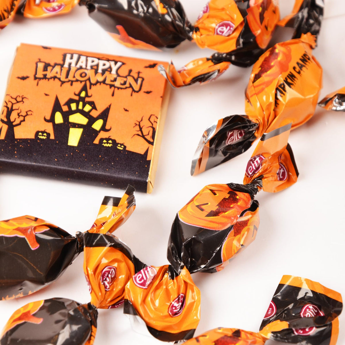 Halloween Candy 3-Pack - Pumpkin Soup, Caramels and Madeleine Chocolate