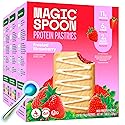 Magic Spoon High Protein Pastries, Frosted Strawberry - 11g Protein, 6g Fiber, 5g Net Carbs, 3g Sugar - Gluten Free, Grain Free, Keto Friendly Protein