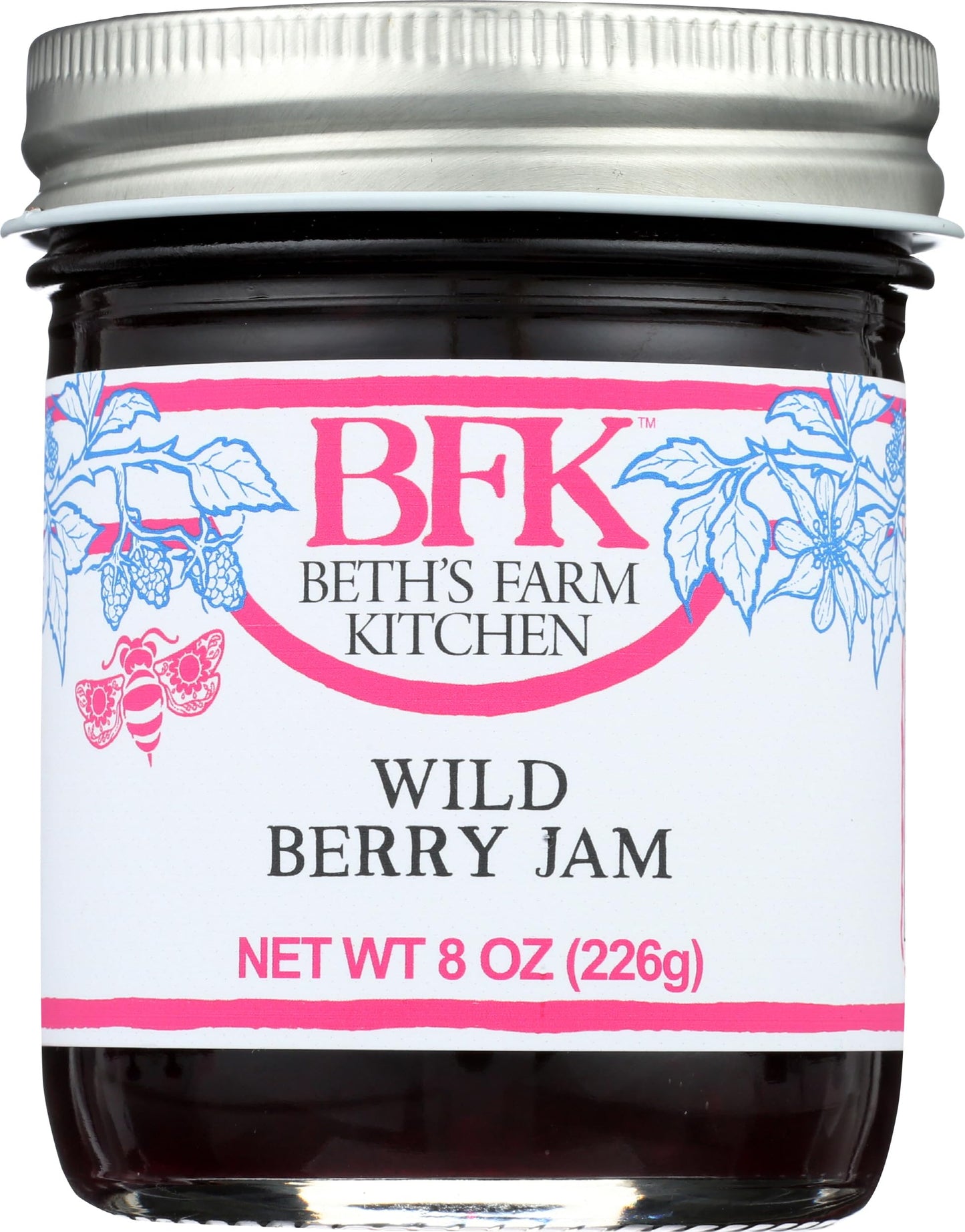 Beths Farm Kitchen Wild Berry Jam, 8 OZ