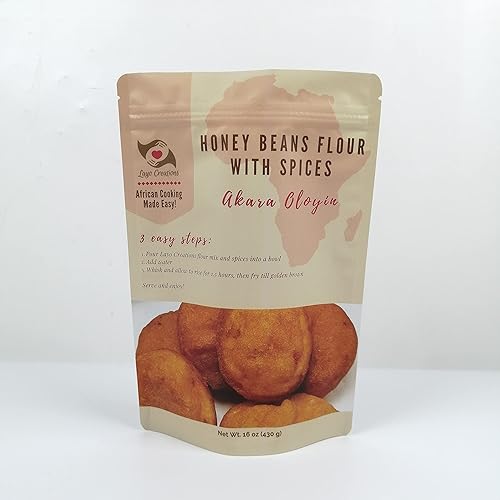 Layo Creations Honey Beans Flour with Spices (Akara Oloyin)/Beans/Honey Beans/Oloyin/Akara/Olele/Akara/Bean cake