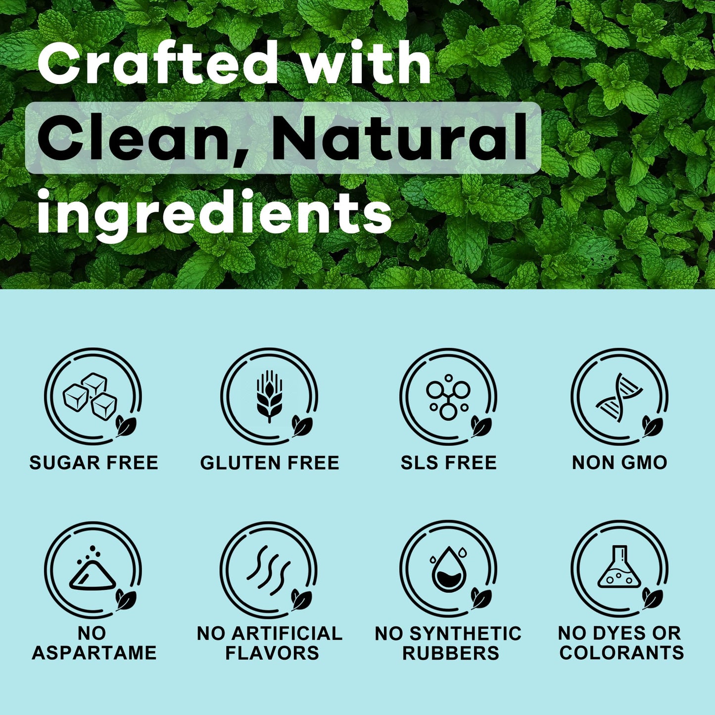 Remineralizing Chewing Gum - Nano Hydroxyapatite Gum with Xylitol for Oral Care, Teeth Remineralization & Fresh Breath | Sugar-Free, Mint Flavor