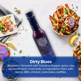 The Splintered Sauce Hot Sauce Trio - Carolina Reaper Variety Pack with Luscious Fruit Pairings- Blueberry - Strawberry - Pineapple - Perfect