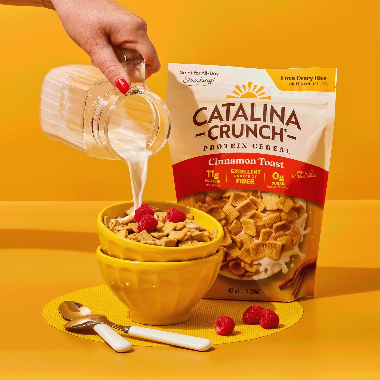 Catalina Crunch Protein Cereal, Cinnamon Toast, 9 oz Bag (Pack of 1)