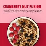 Kellys Four Plus Granola Cereal | Cranberry Nut Healthy Granola for Yogurt | Hand Made Snacks for Breakfast - 12 oz