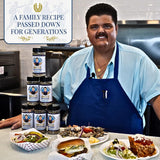 Pappa Gyros All Purpose Greek Seasoning Blend No MSG | Large Shaker 7.5 Oz | Authentic Mediterranean Spices | All Natural Savory Herb & Spice Mix |
