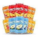 PERFY Nootropic Calm Soft Soda Drink Variety Pack | 4 Flavors: Dr. Perfy, Blood Orange Yuzu, Tropical Citrus, Fruit Punch (12oz Cans) | L-Theanine +