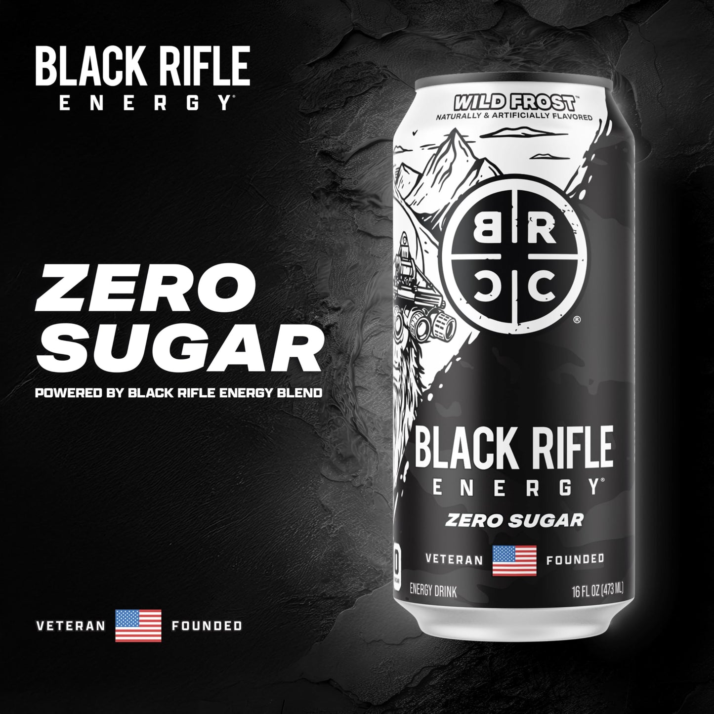 Black Rifle Coffee Company Wild Frost, 16 oz, 12 ct
