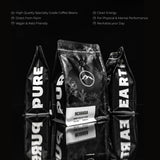 PURE EARTH COFFEE CO. Whole Bean Coffee, Nicaragua Single-Origin Beans, Medium Roast, Low Acid Gourmet Specialty Grade Coffee, Caramel, Chocolate