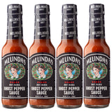 Melinda’s Ghost Pepper Hot Sauce - Gourmet Extra Spicy Hot Sauce - Made with Fresh Ingredients, Ghost Peppers (Bhut Jolokia), Habanero Pepper, Carrot