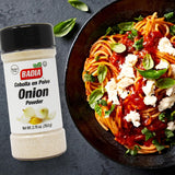 Badia Onion Powder, 2.75 oz - Pure Ground Onion Seasoning, Bold Sweet Savory Flavor, Gluten Free, No MSG, Kosher