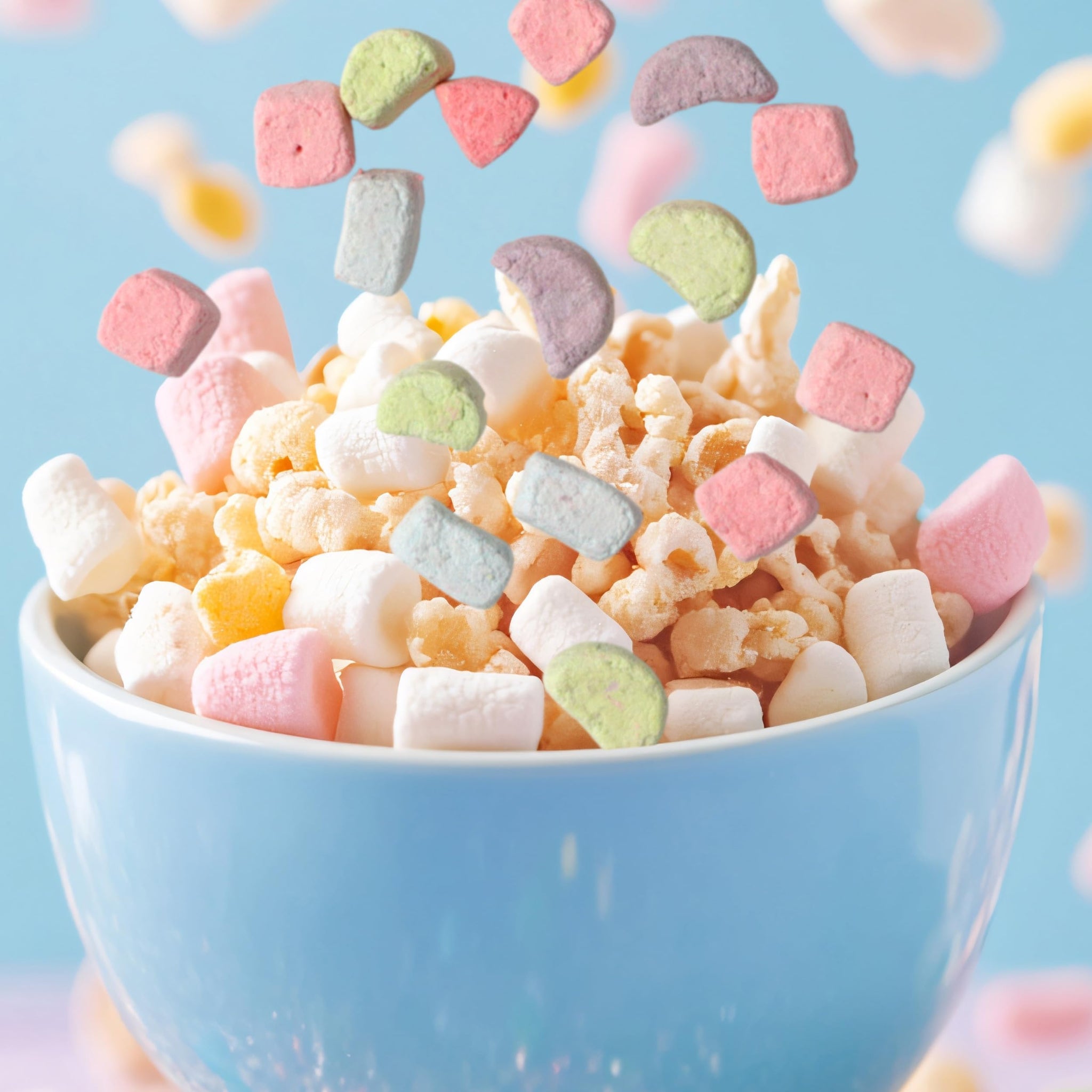Dehydrated Cereal Marshmallows, 1 Pound Bulk Bag Mini Dehydrated Marshmallows, The Hampton Popcorn & Candy Company