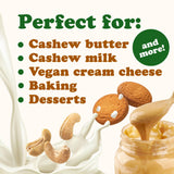 Food to Live Cashew Nuts, 2 Pounds - Large Size W240, Whole Nuts, Unsalted, Kosher, Raw, Vegan, Bulk
