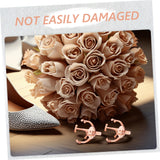 DECHOUS 50pcs Plastic Bouquet Holder Candy Boxes Decorative Flower Packaging for Weddings