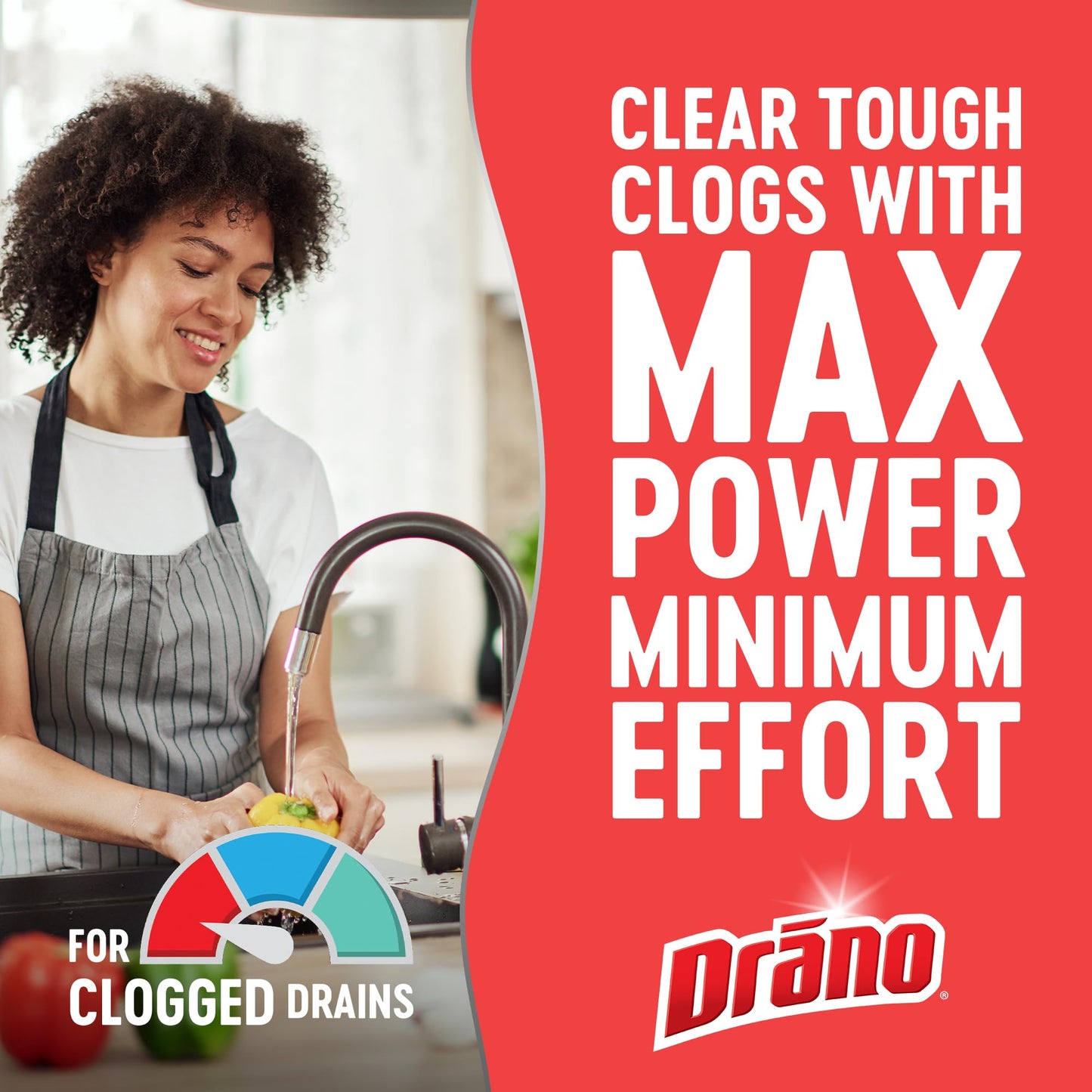 Drano Max Gel Clog Remover, 80 oz