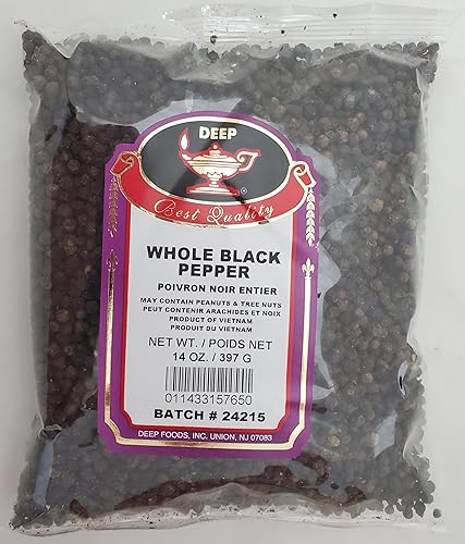 Black Pepper Whole 14 oz