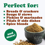 Food to Live Organic Coriander Powder, 12 Ounces - Freshly Ground, Pure, Natural Spice for Cooking, Baking and Seasoning, Non-GMO, Vegan, Kosher, Bulk
