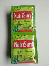NutriSari Anggur Hijau Green Grape Instant Drink Powder 10-ct, 110 gram
