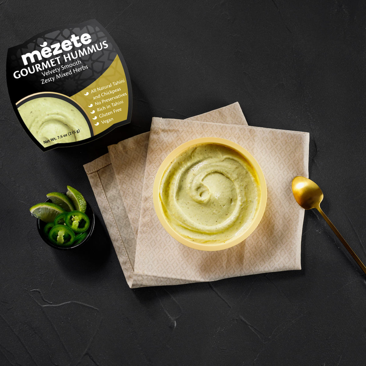 Mezete Zesty Za'Atar Hummus, 215 GR
