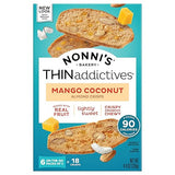 Nonni's Bakery On-The-Go Snack Crisps, Mango Coconut Almond Thin Cookies, 25 ON THE GO PACKS OF 3 = 75 CRISPS, 100 Calories, 575g