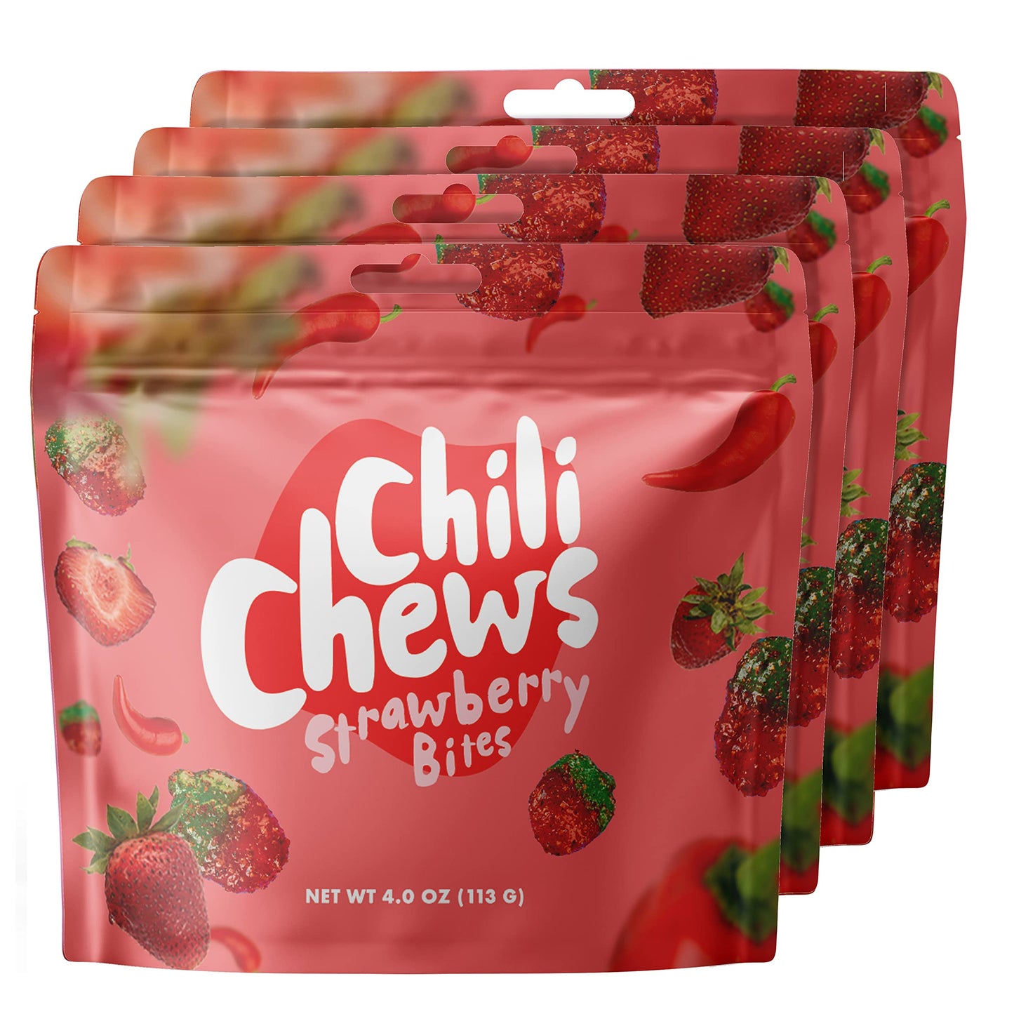 Chili Chews Delicious Sweet Then Sour & Spicy Candy Bites, Snacks for All Ages, The Perfect Combo of Sweet and Spicy, Mouthwatering Gummy Candy