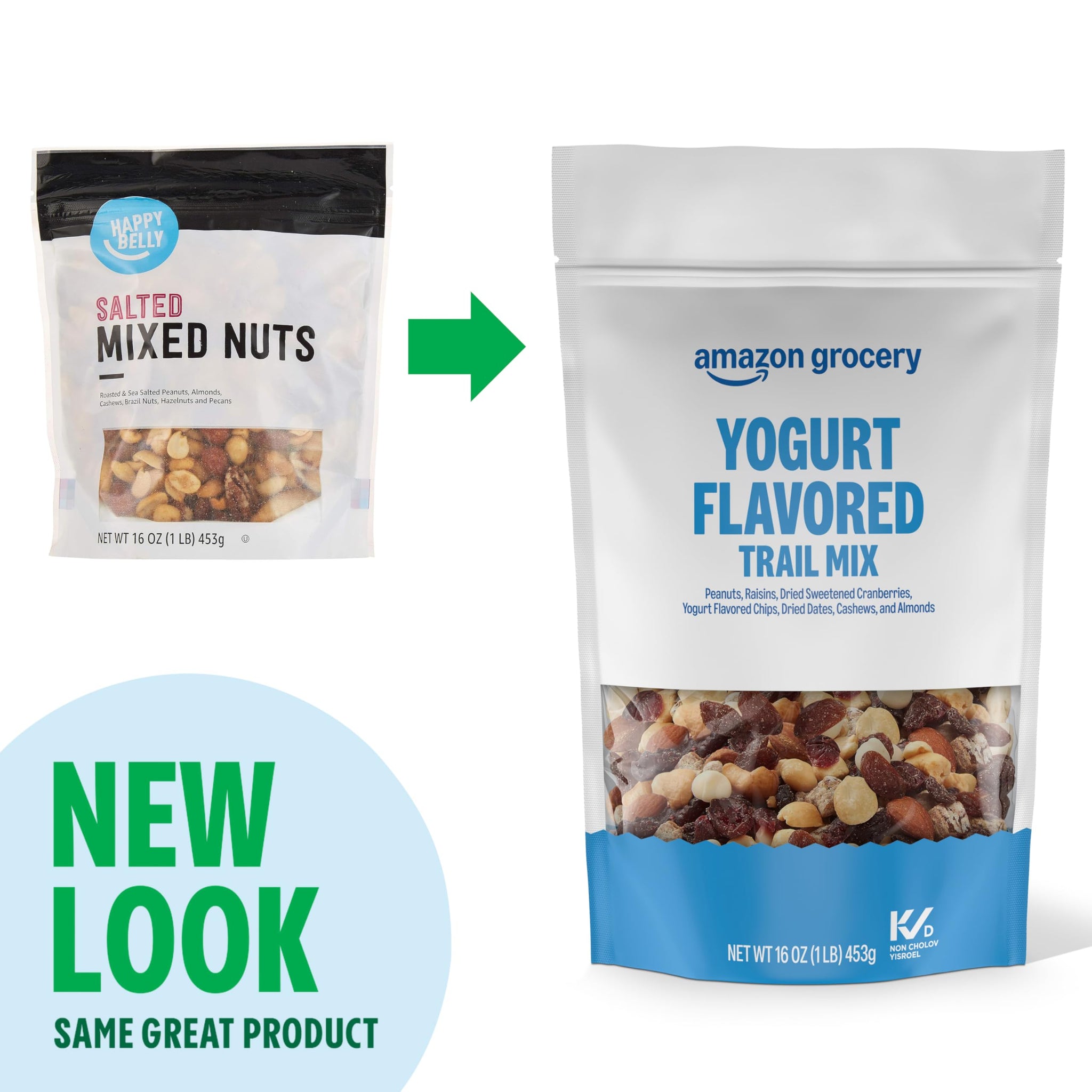 Amazon Grocery, Yogurt Flavored Trail Mix, 16 Oz (Previously Happy Belly, Packaging May Vary)