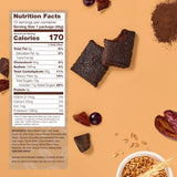 Nature’s Bakery Double Chocolate Brownie Bars, Whole Grains, Dates, and Cocoa, Plant Based, Dairy-Free, Snack Bar, 7 boxes with 12 twin packs