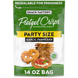 Snack Factory Garlic Parmesan Pretzel Crisps, 14 OZ Party Size Bag