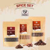52USA Cinnamon Sticks, Star Anise, Whole Cloves - 4oz Each, All Natural Spice Set, No Preservatives, Perfect Kitchen Refill, Spice Gift Set