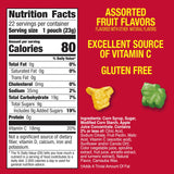 Pokemon Fruit Flavored Snacks, Fat Free and Gluten Free Snacks, 17.6 oz (22 Pouches)