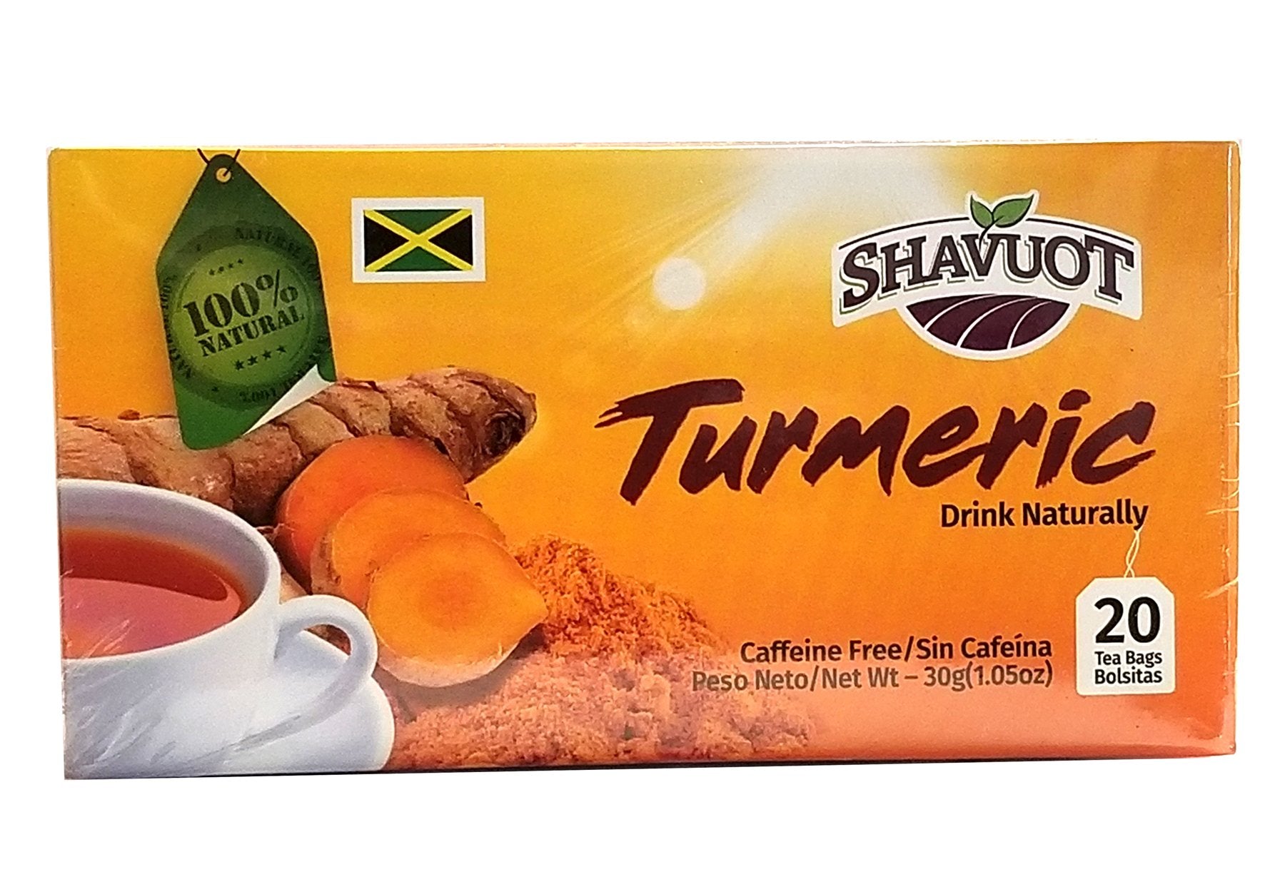Shavuot Turmeric Tea 1.05oz (20 Tea Bags)