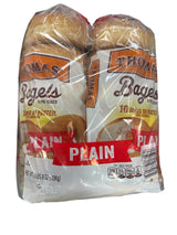 Thomas' Bagels Plain, No High Fructose Corn Syrup, 10 grams of protein, 12 Pre-Sliced Bagels, 40 oz