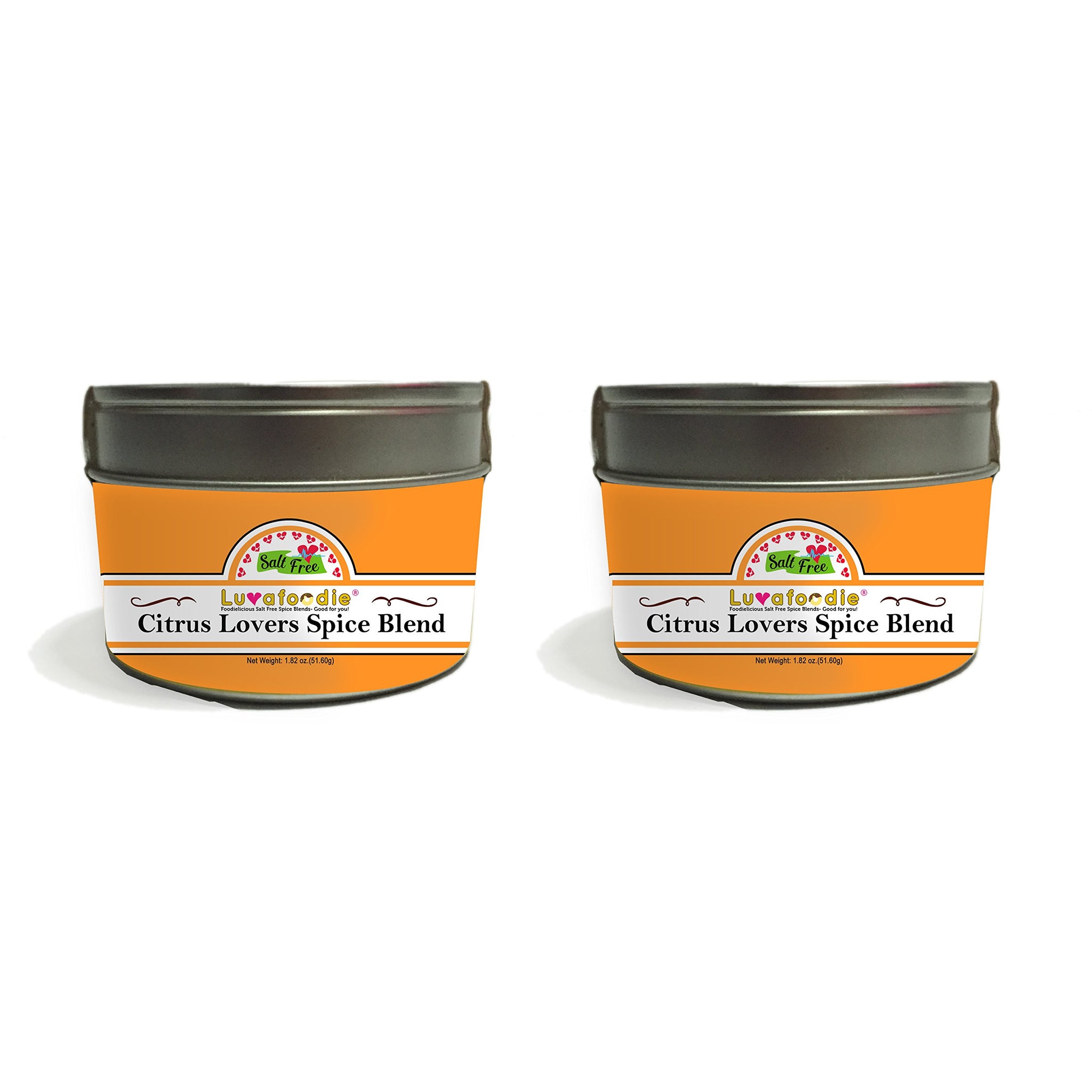 Luvafoodie Two Pack Salt-Free Citrus Lovers Spice Blend