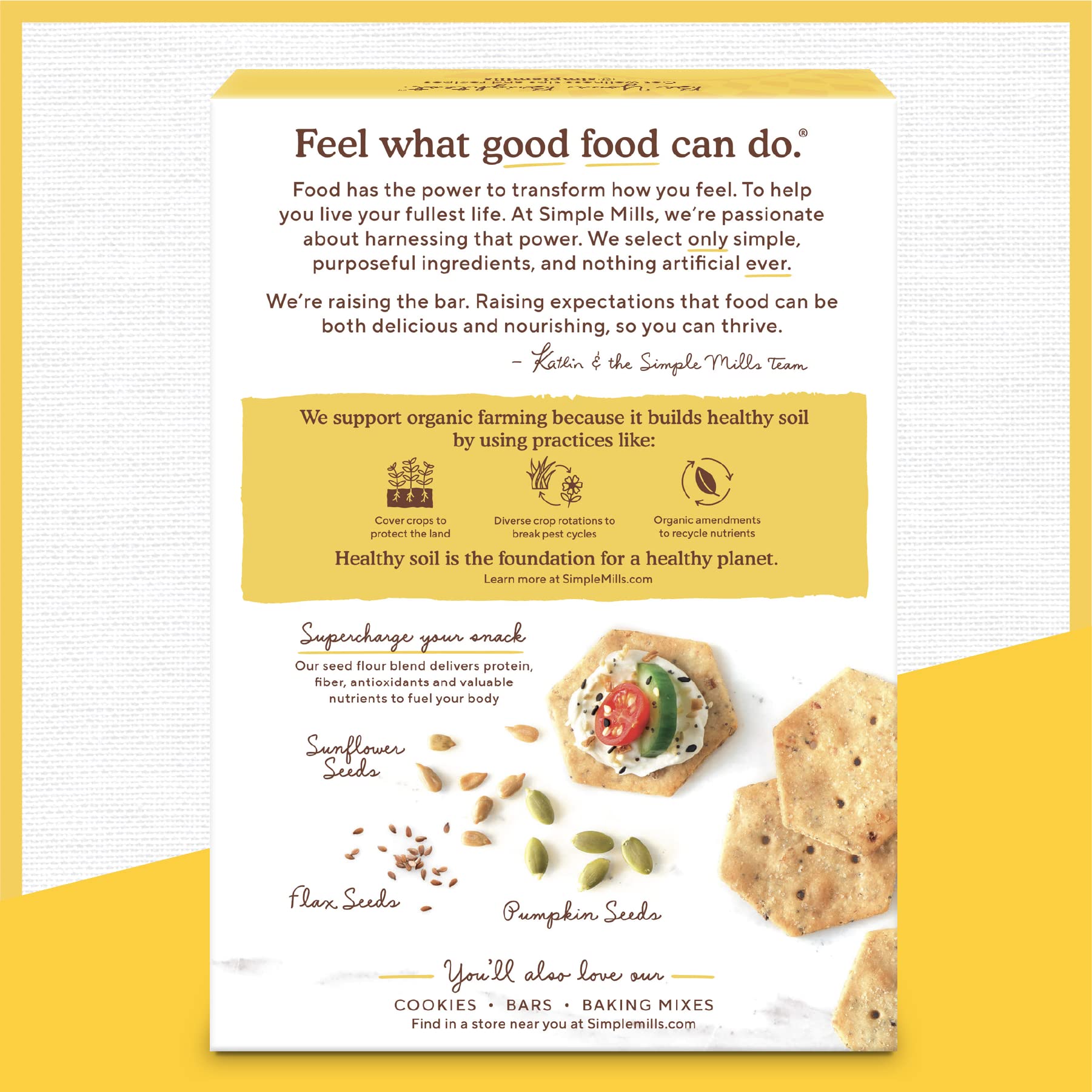 Simple Mills Organic Seed Crackers Variety Pack (Original, Everything, Garlic & Herb) - Gluten Free, Vegan, Healthy Snacks, Paleo Friendly, 4.25 Ounce