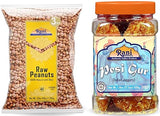 Rani Raw Peanuts 3lbs (48oz) & Pesi Gur 17.5oz (500g) Best for Making Special Peanut Brittle ~ All Natural | Vegan | Gluten Friendly | NON-GMO |