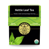 Buddha Teas - Nettle Leaf Tea - Organic Herbal Tea - For Digestive Health - Rejuvenate & Support - Caffeine Free - 100% Kosher & Non-GMO - 18 Tea Bags