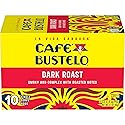 Café Bustelo Dark Roast, Single Serve Coffee Pods, 10 Count (Pack of 1)