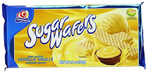 Gamesa Vanilla Sugar Wafers, 6.8-Ounce Packages (Pack of 12)