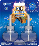 Glade Scented Oil Refills - Fall Night Long - Holiday Collection 2020-2 Count Oil Refills Per Package - Pack of 2 Packages