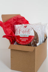 Fresh Baked Molasses Spice Cookies - 1 Dozen - Gourmet Gift Box - Gifts For Men & Women - Soft Cookies - Little Red Kitchen Bake Shop