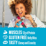 Lenny & Larry's Cookie-fied Protein Bar - Chocolate Almond Sea Salt Vegan Protein Bars 9x45g - Healthy Snacks with 12g Plant Protein & 5g Fiber