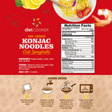 (Pack of 6) DIET COOKER Premium Konjac Noodles, Shirataki Noodle, Keto & Vegan Friendly, Odor Free, Low Calorie Pasta, Zero Net Carbs, Healthy Diet