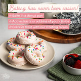King Street Baking Co Vanilla Cupcake & Cake Mix - 5 Ingredient Box Mix With Vanilla Bean - 3 Pack