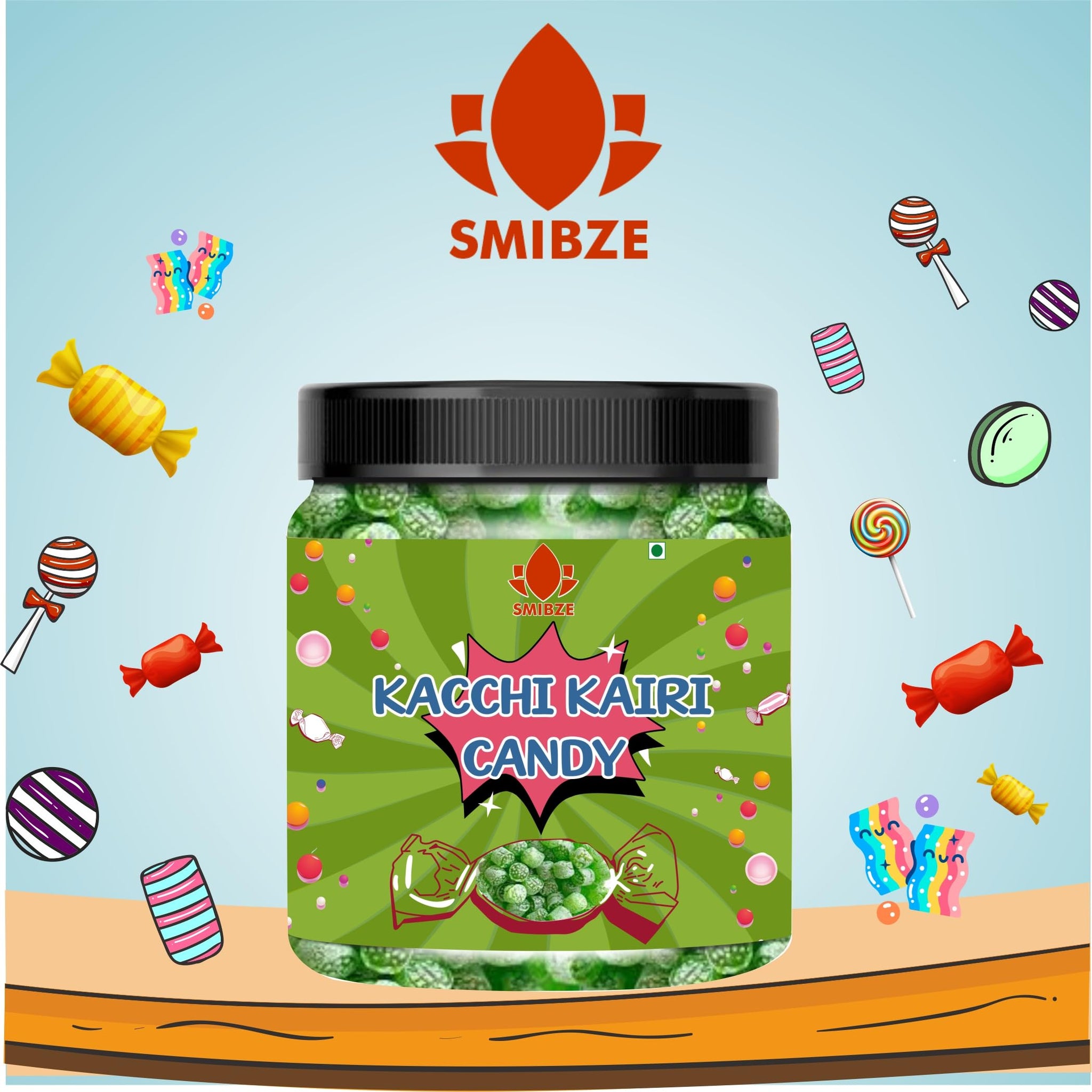 SMIBZE Natural Kacchi Kairi Candy 100 GM (Pack of 1) SMIBZE